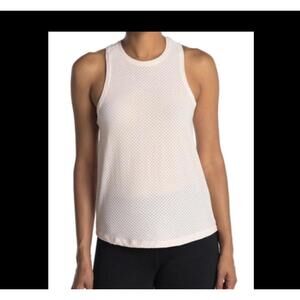 Gottex Black Mesh Textured Racerback Tank Top Women’s Size M